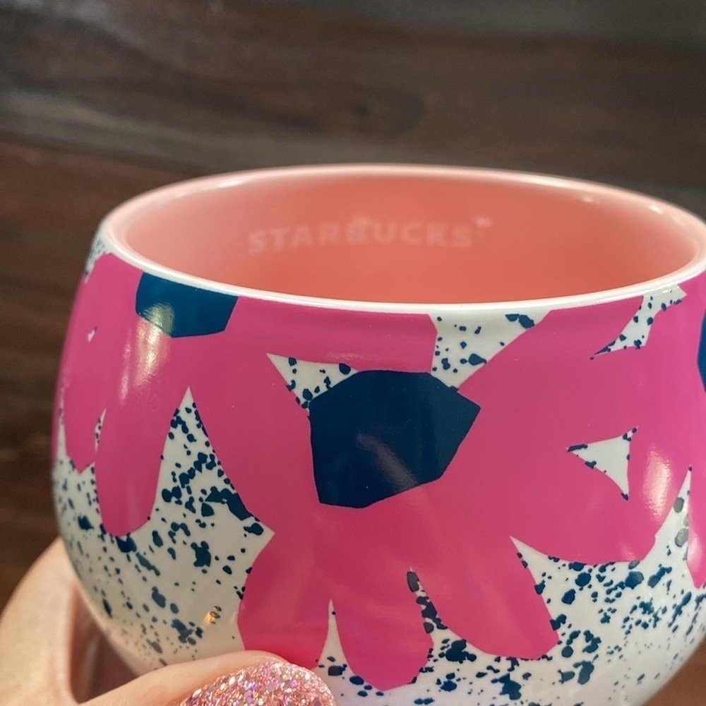 Starbucks 2023 Spring Ceramic Flower Garden Mug - Picture 3 of 5